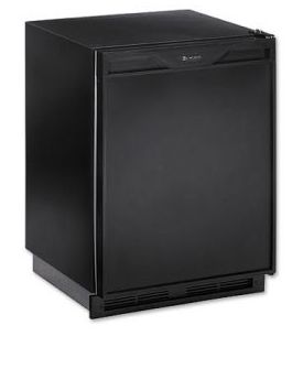 Enlarge U-Line 1175RB-13 1000 Series 5.3 cf Refrigerator - Black Cabinet with Black Door - Lock Model
