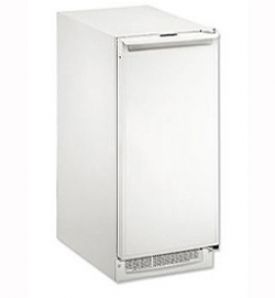 Enlarge U-Line BI2115W-00 2000 Series Built-in Ice Maker - White Cabinet with White Door