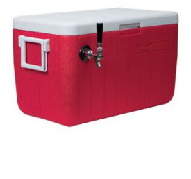 Enlarge Micromatic CB481R - 48Qt. Single Faucet Jockey Box - Red