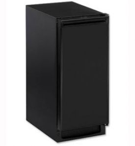 Enlarge U-Line CLR2160B-00 2000 Series Built-in Clear Ice Maker - Black Cabinet with Black Door - No Drain Pump
