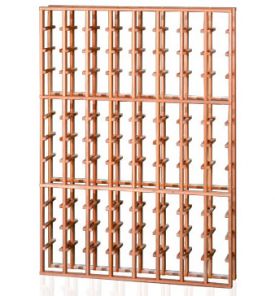 Enlarge Redrack 8 Column 96 Individual Bottle Redwood Modular Wine Rack