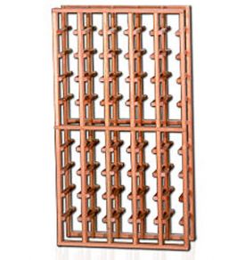 Enlarge Redrack 5 Column 50 Split Bottle Redwood Modular Wine Rack