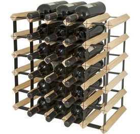 Enlarge Bordex 30 Bottle Wine Rack - Natural Finish