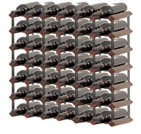 Enlarge Bordex 42 Bottle Wine Rack - Cherry Finish