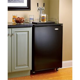 Enlarge Haier HBF205EABB Dual Tap Brewmaster Kegerator Beer Dispenser