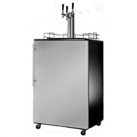 Enlarge Summit SBC490SSHVTRIPLE Triple Faucet Kegerator with 14-mm Dia Handle and Stainless Door