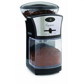 Enlarge Capresso 559.04 Disk Type Burr Grinder - Black ABS Housing