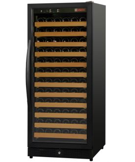 Enlarge Allavino MWR-1271-BR-C 122 Bottle Wine Cellar Refrigerator - Black Cabinet and Door - Right Hinge