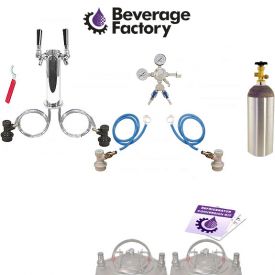 Enlarge Kegco Standard Homebrew 2 Faucet Draft Tower Conversion Kit