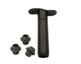 Enlarge Le Creuset WA137PL-31 Wine Pump and 3 Stoppers, Black