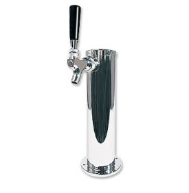 Enlarge D4743T Chrome Metal 1-Faucet Kegerator Beer Tower - 3