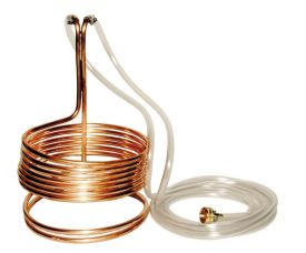 Enlarge Standard Wort Immersion Chiller with garden hose fittings - 3/8