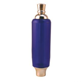 Enlarge Blue Plastic Tap Handle with Ferrule and Finial