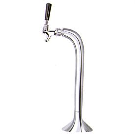 Enlarge Single Faucet Snake Draft Beer Tower Chrome Finish Medium