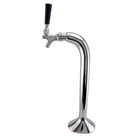 Enlarge Single Faucet Snake Draft Beer Tower Chrome Finish Large