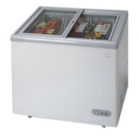 Enlarge Avanti CF211G - 7.4 CF Commercial Glass Top Chest Freezer - White
