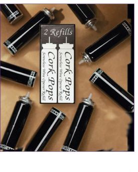 Enlarge Cork Pops Wine Opener Cartridge Refills (Set of 2)