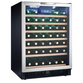 Enlarge Danby DWC508BLS 50 Bottle Built-in Wine Refrigerator w/ Stainless Steel Door