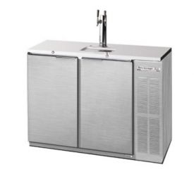 Enlarge Beverage-Air DD48Y-1-S Two Keg Commercial Kegerator - Stainless Steel