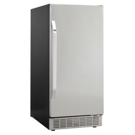 Enlarge Danby DIM3225BLSST Silhouette 32 lbs. Built-in Ice Maker - Black Cabinet with Stainless Steel Door