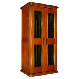 Enlarge Le Cache European Country Euro 2400 286-Bottle Wine Cellar - Provincial Cherry Finish