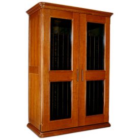 Enlarge Le Cache European Country Euro 3800 458-Bottle Wine Cellar - Provincial Cherry Finish