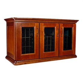 Enlarge Le Cache European Country Euro Credenza 180-Bottle Wine Cellar - Provincial Cherry Finish