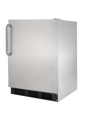 Enlarge Open Box - Summit FF7BCSS 5.5 cf Built-In Commercial Undercounter All Refrigerator - Stainless Cabinet and Door