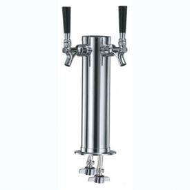 Enlarge Double Tap Stainless Steel Draft Beer Tower - 100% Stainless Steel Contact