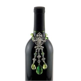 Enlarge Fluer De Lis Wine Bottle Jewelry™