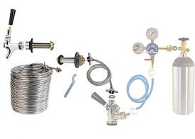 Enlarge Build Your Own 120' Coil Jockey Box Conversion Kit - Left Faucet Mount