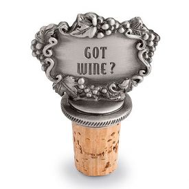 Enlarge Got Wine? Pewter Bottle Stopper
