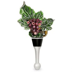 Enlarge Enamel Grapevine Wine Bottle Stopper