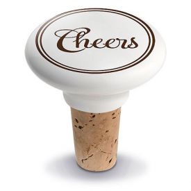 Enlarge Cheers Ceramic Wine Bottle Stopper