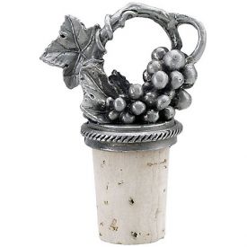 Enlarge Pewter Grapevine Wine Bottle Stopper