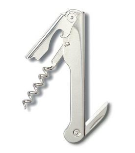 Enlarge Waiter's Corkscrew with Straight Blade (Silver Plated)