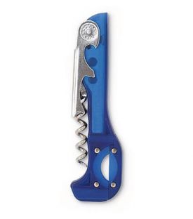 Enlarge Boomerang Two-Step Waiter's Corkscrew - Translucent Blue