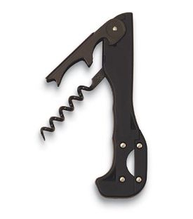 Enlarge Boomerang Two-Step Soft Touch Waiter's Corkscrew - Black
