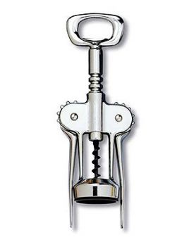 Enlarge Deluxe Wing Corkscrew - Auger Worm, Chrome Plated