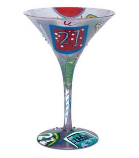 Enlarge 21 Martini Glass by Lolita Love my Martini