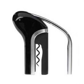 Enlarge Metrokane 2207 Black Vertical Houdini Corkscrew Opener