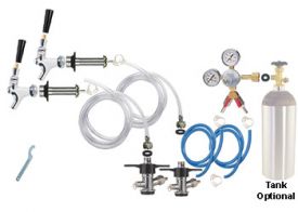 Enlarge Kegco Economy Two Keg Door Mount Kegerator Conversion Kit