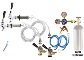 Enlarge Kegco Standard Two Keg Door Mount Kegerator Beer Tap Conversion Kit