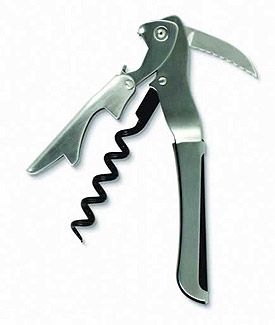 Enlarge Gulliver Double-Step Waiter's Corkscrew - Stainless Steel