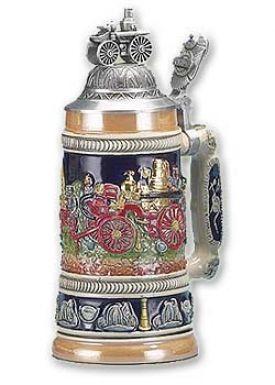 Enlarge Steam Fire Engine Beer Stein