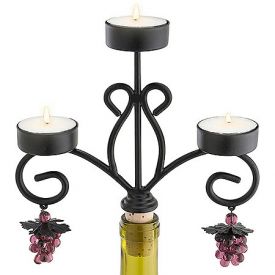 Enlarge Chateau Wine Bottle Candelabra