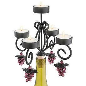 Enlarge Bordeaux Wine Bottle Candelabra