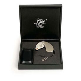 Enlarge Peugeot's Clef du Vin Wine Ager in Black Gift Case