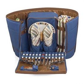 Enlarge Montecito Picnic Tote with Deluxe Service for Four