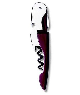 Enlarge PullPlus Waiter's Corkscrew w/Steel Handle - Burgundy